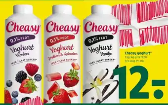 Coop 365 Cheasy yoghurt skovbær tilbud