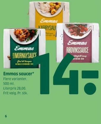 Coop 365 Emmas sauce flydende tilbud