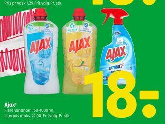 Coop 365 Ajax rengøring - universal tilbud