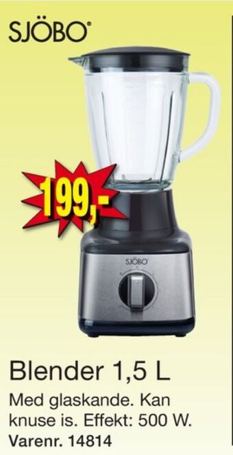 Harald Nyborg Sjöbo blender tilbud