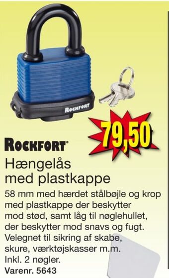 Harald Nyborg Rockfort hængelås tilbud