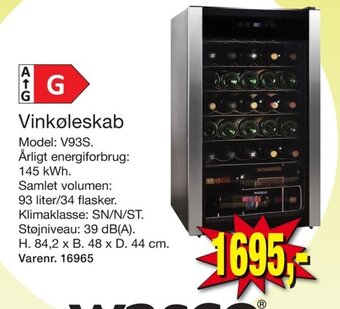 Harald Nyborg Vinkøleskab tilbud