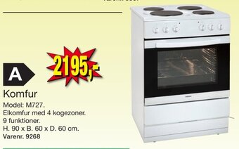 Harald Nyborg Komfur tilbud