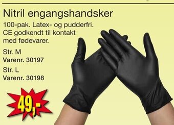 Harald Nyborg Nitril Engangshandsker tilbud