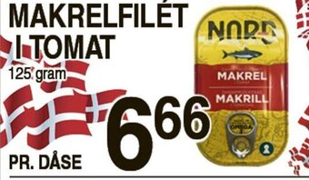 ABC Lavpris Makrelfilét I Tomat tilbud