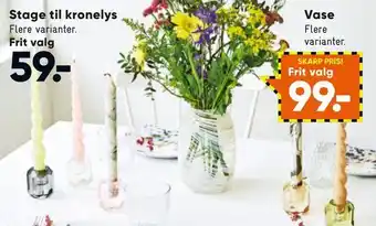 Bilka Stage til kronelys tilbud