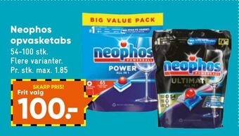 Bilka Neophos opvasketabs tilbud
