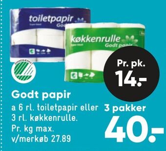 Bilka Godt papir tilbud