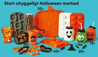 Bilka Stort uhyggeligt halloween marked tilbud