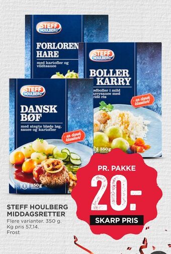 MENY Steff houlberg middagsretter tilbud