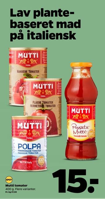 Netto Mutti tomater tilbud