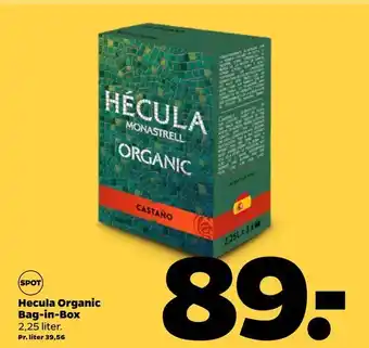 Netto Hecula organic bag-in-box tilbud