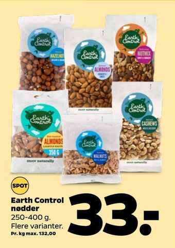 Netto Earth control nødder tilbud