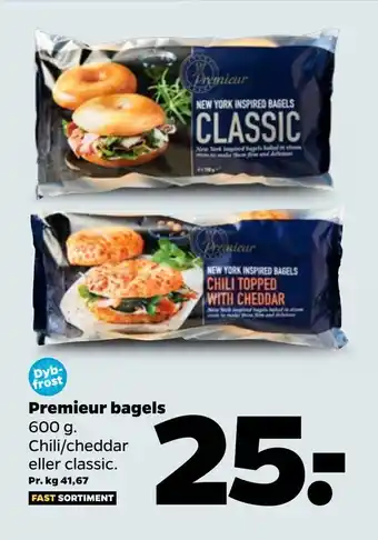 Netto Premieur bagels tilbud