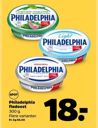 Netto Philadelphia flødeost tilbud