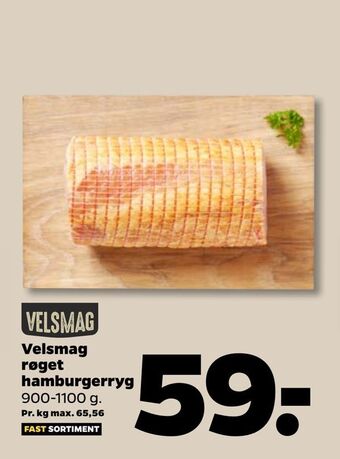 Netto Velsmag røget hamburgerryg tilbud