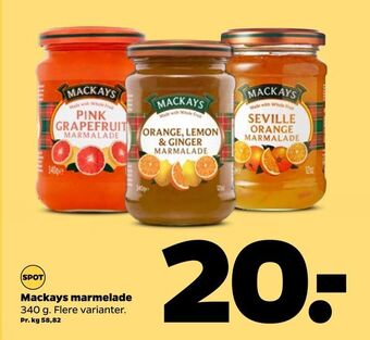 Netto Mackays marmelade tilbud