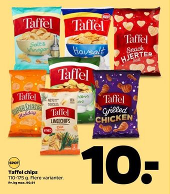 Netto Taffel chips tilbud