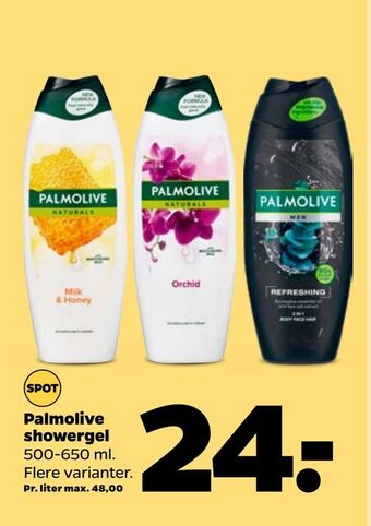 Netto Palmolive showergel tilbud
