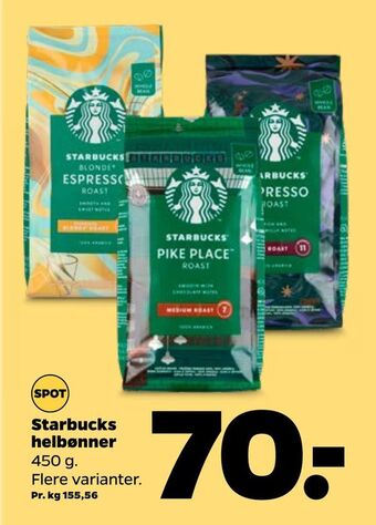 Netto Starbucks helbønner tilbud