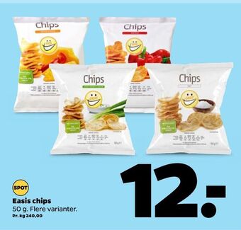 Netto Easis chips tilbud