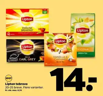 Netto Lipton tebreve tilbud
