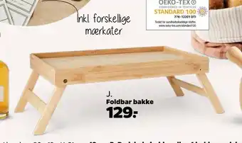 Foldbar bakke