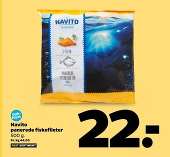 Netto Navito panerede fiskefileter tilbud