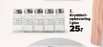Netto Krydderiopbevaring i glas tilbud