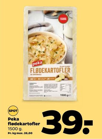 Netto Peka flødekartofler tilbud