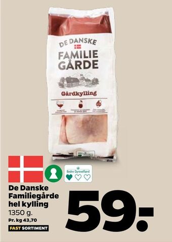 Netto De danske familiegårde hel kylling tilbud
