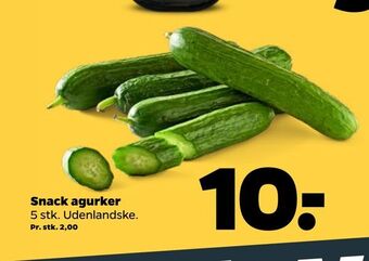 Netto Snack agurker tilbud