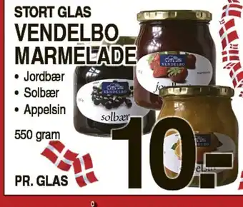 ABC Lavpris Stort Glas Vendelbo Marmelade tilbud