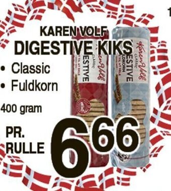 ABC Lavpris Karen Volf Digestive Kiks tilbud