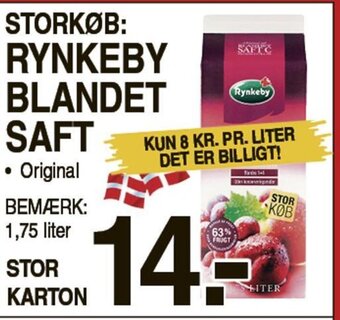 ABC Lavpris Storkøb Rynkeby Blandet Saft tilbud