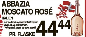 ABC Lavpris Abbazia Moscato Rosé tilbud