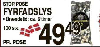 ABC Lavpris Stor Pose Fyrfadslys tilbud