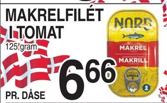 ABC Lavpris Makrelfilét i tomat tilbud