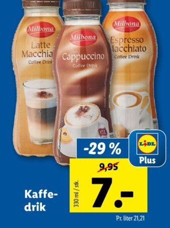 Lidl Kaffedrik tilbud