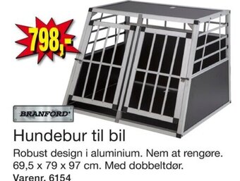 Harald Nyborg Hundebur til bil tilbud