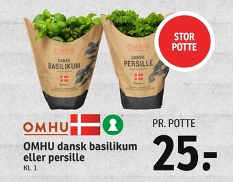 SPAR Omhu dansk basilikum eller persille tilbud