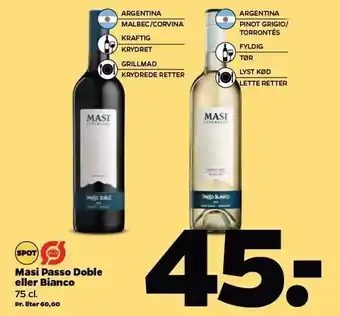 Netto Masi passo doble el. bianco tilbud