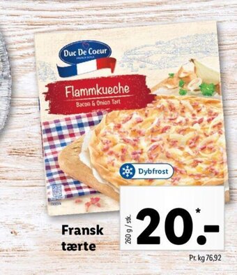 Lidl Fransk tærte tilbud