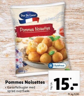 Lidl Pommes Noisettes tilbud