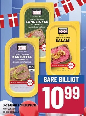 Løvbjerg 3-stjernet spegepølse tilbud
