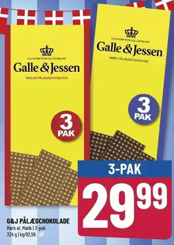 Løvbjerg G&j pålægschokolade tilbud