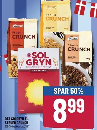 Løvbjerg Ota solgryn el. struer crunch tilbud