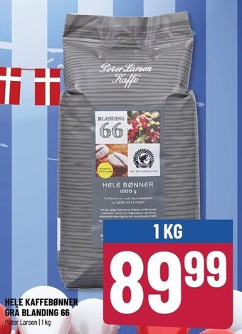 Løvbjerg Hele kaffebønner grå blanding 66 tilbud