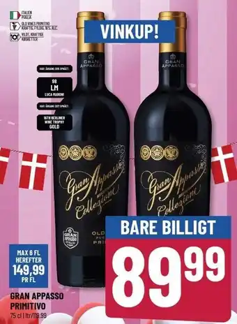 Løvbjerg Gran appasso primitivo tilbud