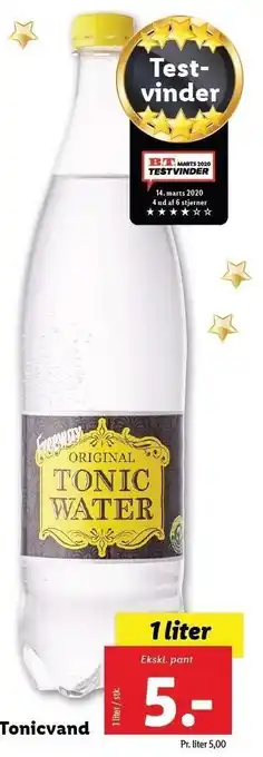 Lidl Tonivand tilbud